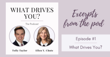 Excerpt from episode #1 of the What Drives You? podcast